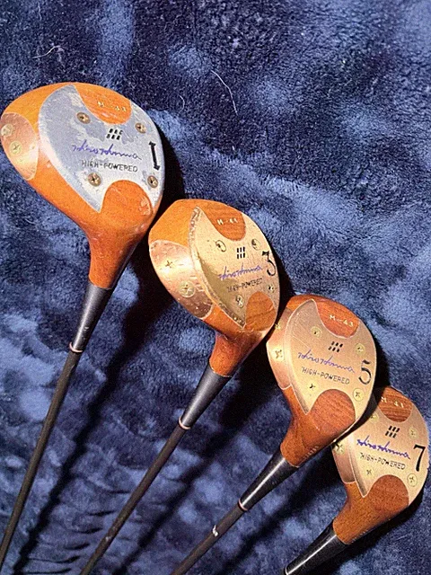 1, 3, 5, and 7 HIRO HONMA High Powered M-43 Vintage Driver / Woods ~ RH