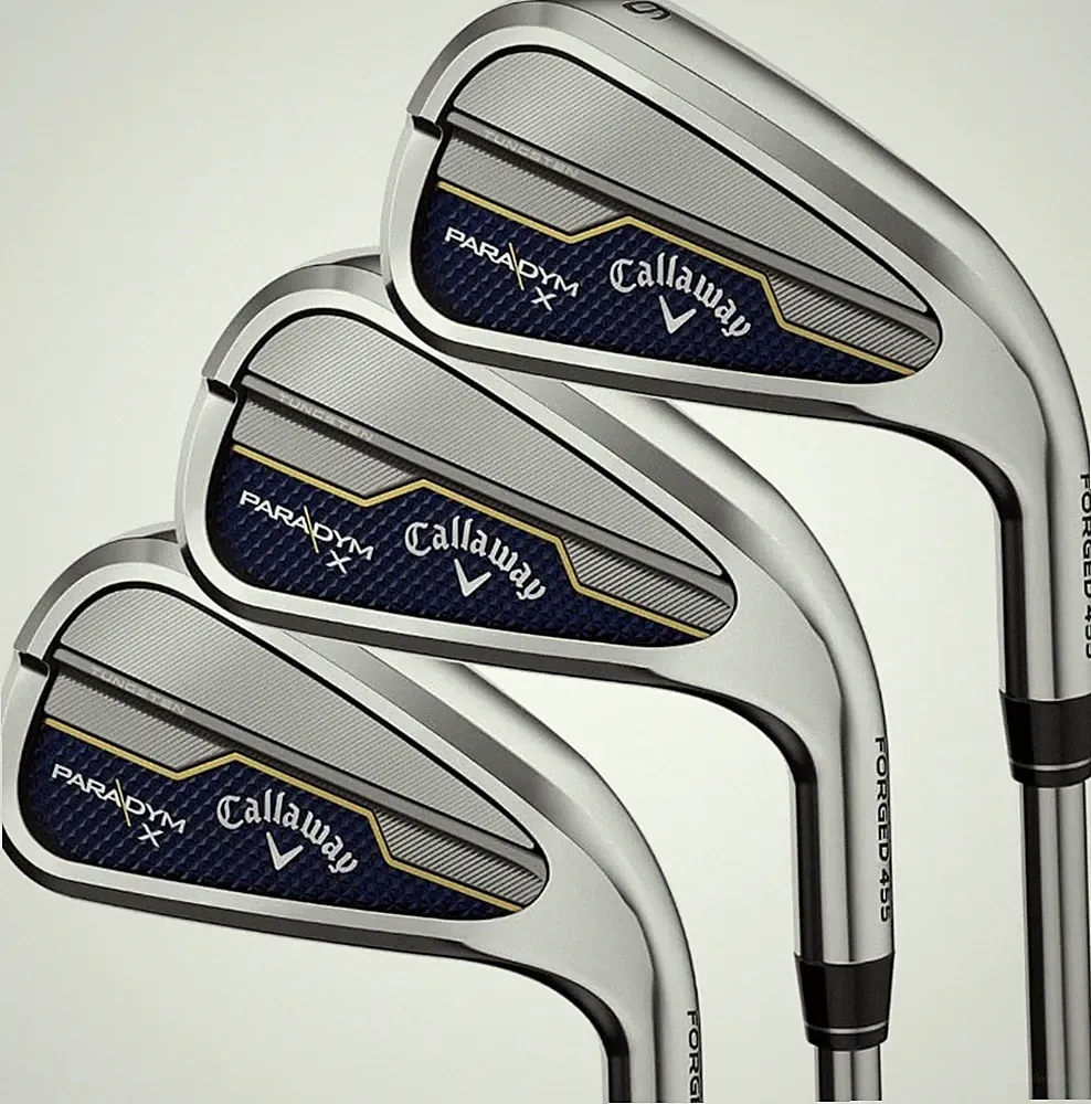 (1) Callaway 2023 Paradym X Iron Sets, 6-PW, Steel, Stiff, Standard (Right Hand)