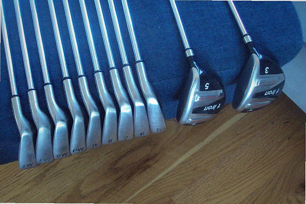 1 Iron Golf Pro Line 5-PW,GW,SW,LW 3/5 Woods Steel