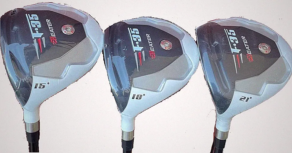F35 White TaylorFit 3,5,7 Fairway Woods Left Hand