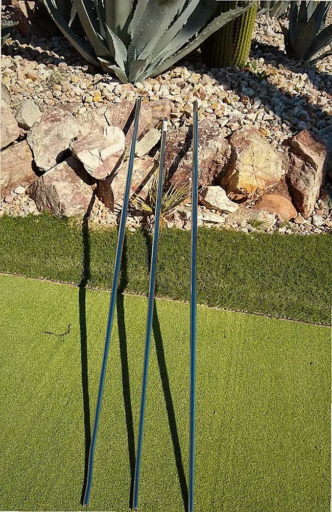 1 Long Putter Shaft Ski Pole Style 48"+ length 3 styles to choose from 370 tip