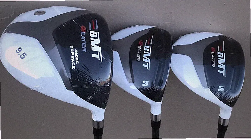 +1" Long Taylor Fit BMT White graphite stiff 9.5 driver 3,5 golf wood set