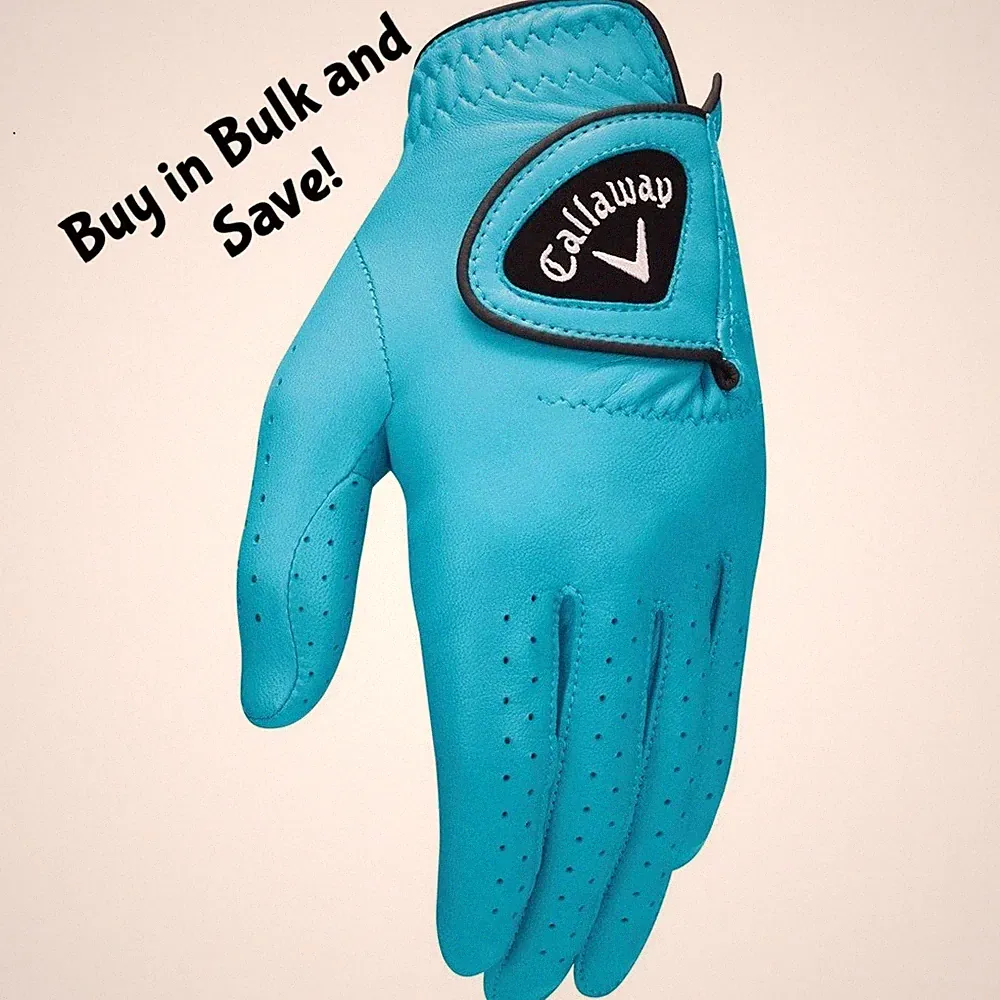 1 NEW Callaway Opti Color Golf Glove Aqua - Women's Size L RH