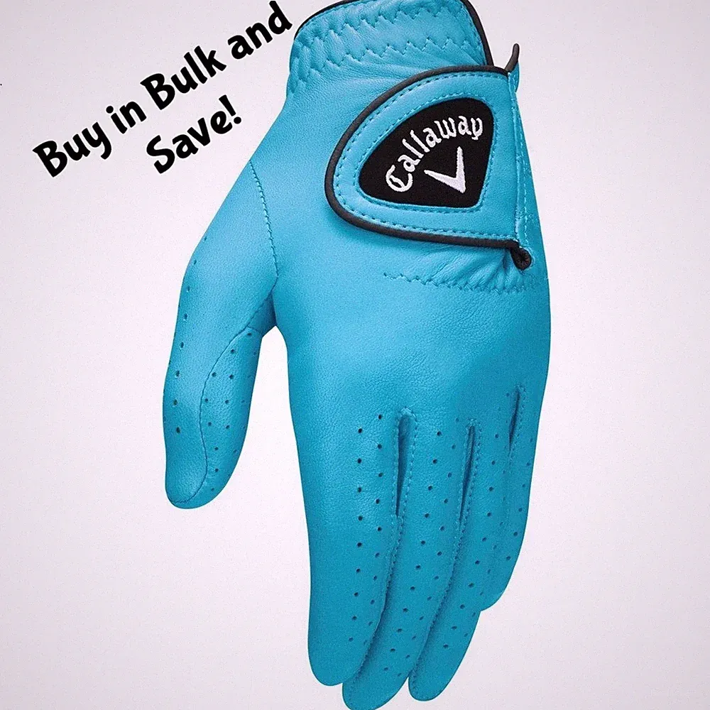1 NEW Callaway Opti Color Golf Glove Aqua - Women's Size L RH