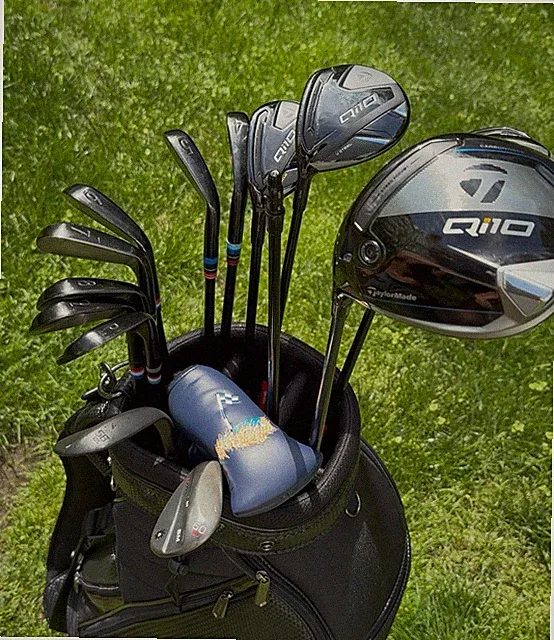 1-of-1 Custom Left-Handed Blacked-out Titleist & TaylorMade Golf Club Set