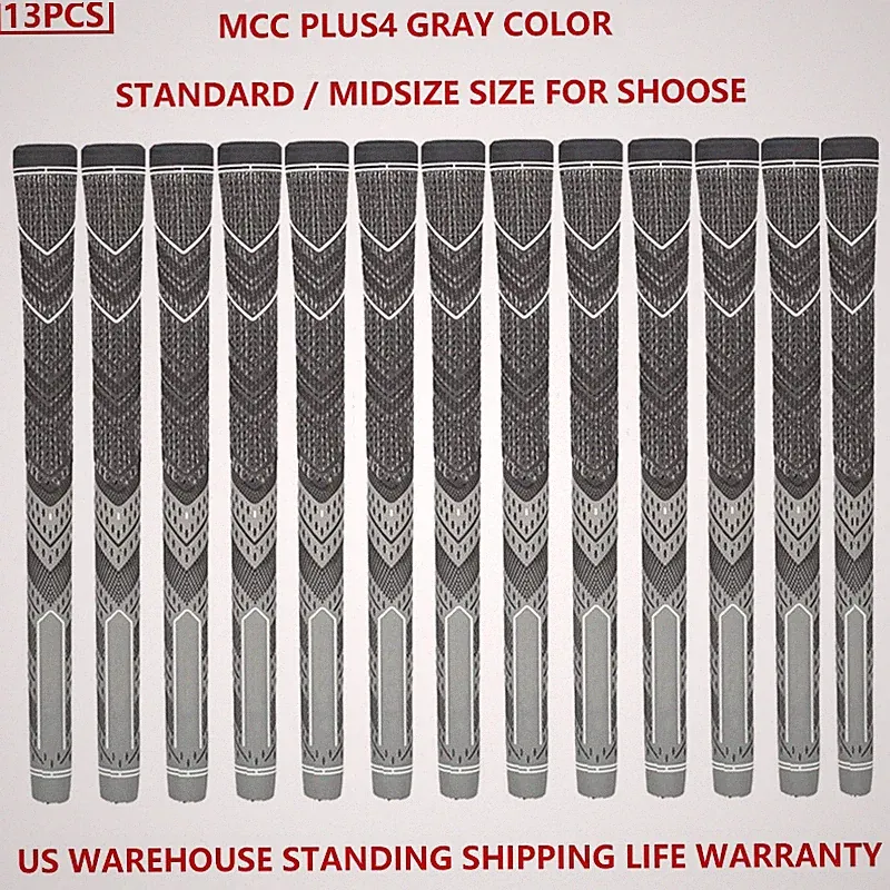 100% NEW 13PCS MCC PLUS4 Golf Club Grips Golf Grip Anti-slip 60R Natural Rubber