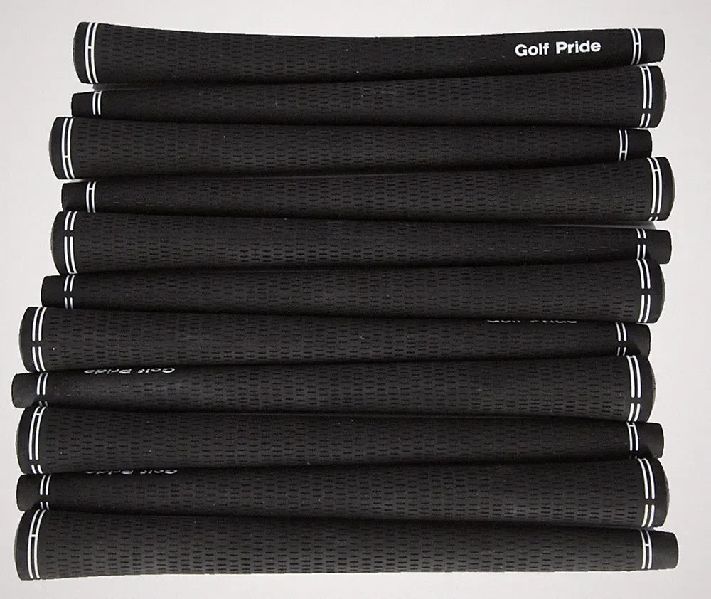 11 Golf Pride Black Standard Size Golf Club Grips 10.5" Rubber Replacement Grips
