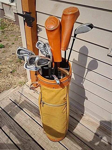 11 Piece Wilson Ultra 432 Golf Club Set /w Bag +2 Ram Brand Putters & Wilson PW