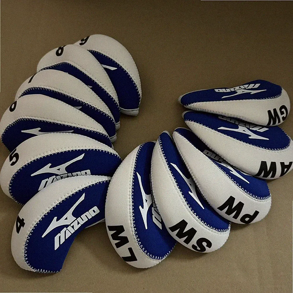 11Pcs Classic Mizuno Golf club iron head cover set 4-9-PW, AW, SW, LW, GL