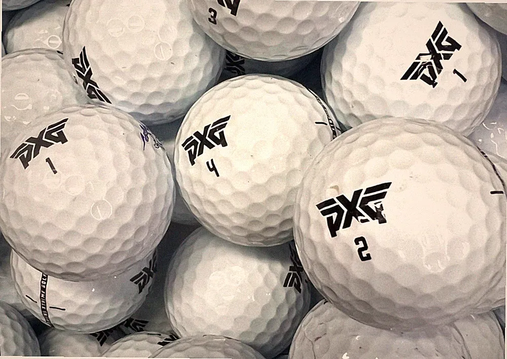 12 Near Mint AAAA White PXG Used Golf Balls