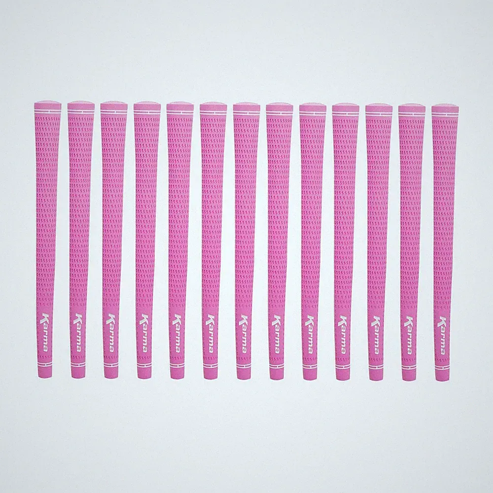 13 NEW PINK WOMENS LADIES GRIPS GOLF CLUBS GRIP DRIVER WOOD IRON LADY SET