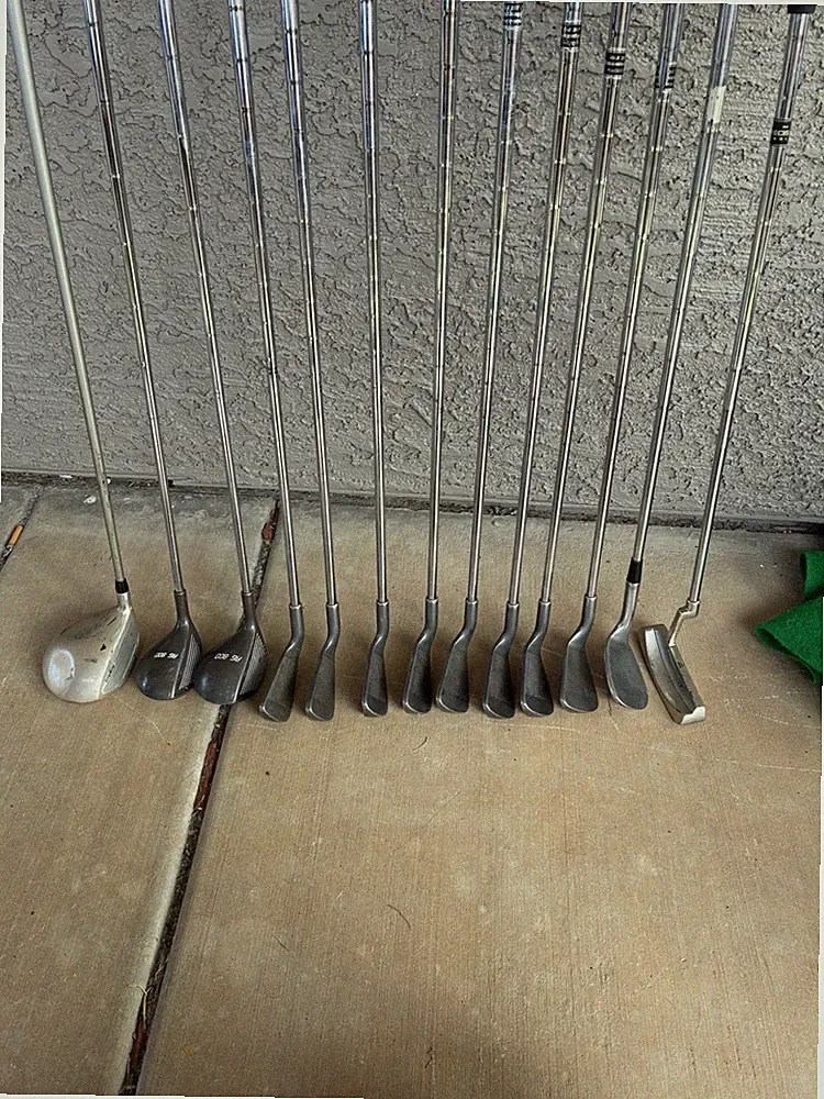 13pc Complete Golf Club Set Right-Handed Steel Shafts Irons/Woods