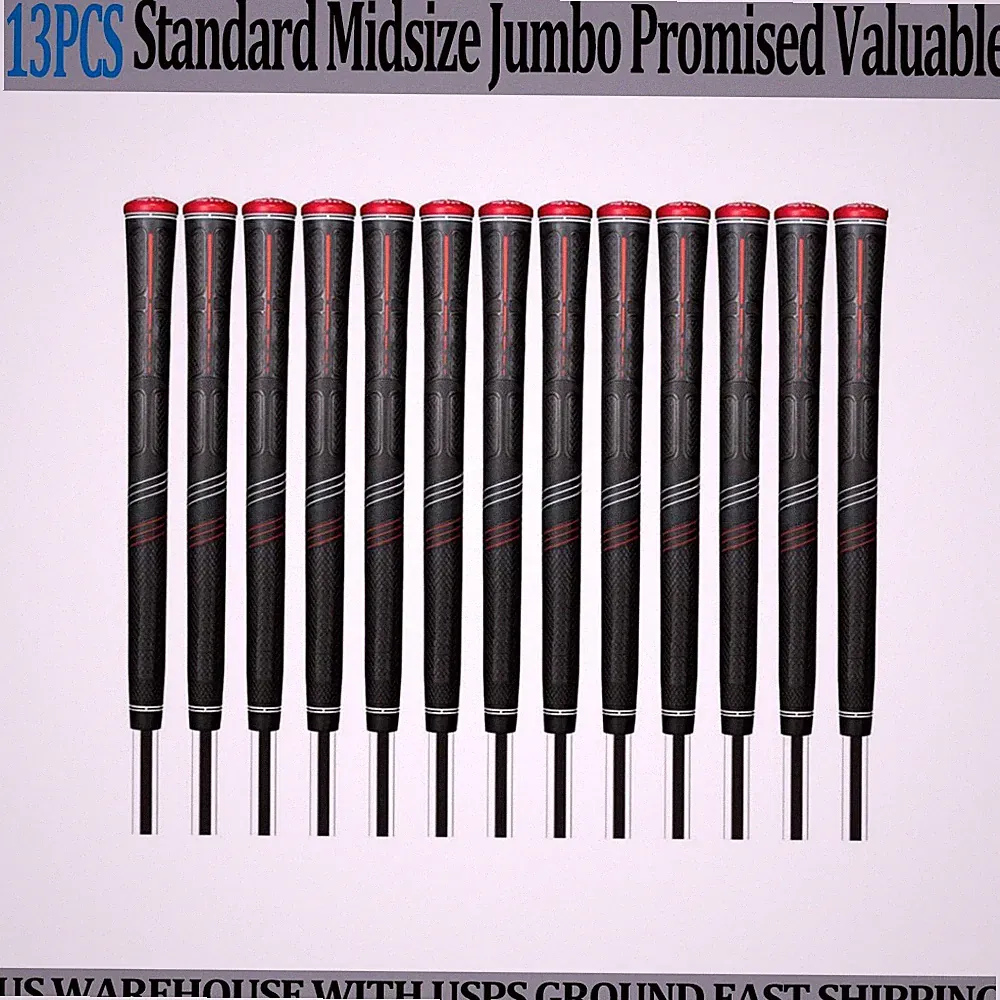 13PCs Golf Grip Golf Club Grips Best Golf Grip Tacky Feel Standard Midsize Jumbo