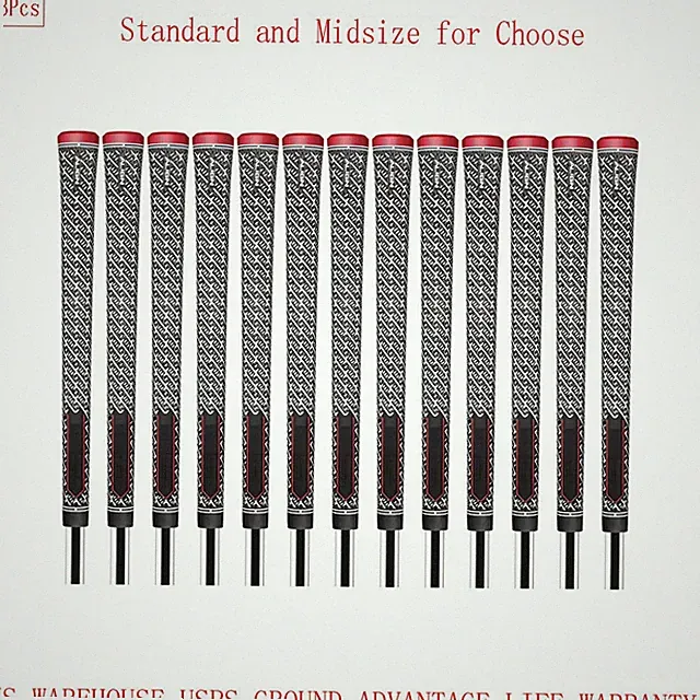 13PCs Golf Grip Grip Golf Club Grip Standard/Midsize 60R Z-shap