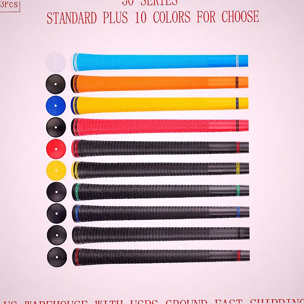13PCs Golf Grips TPE Golf Club Grips 50 Series Standard Plus Grip Elastomer