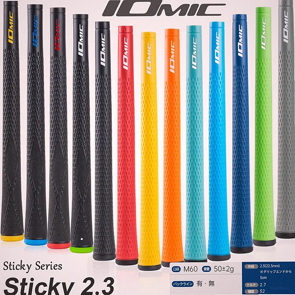 13pcs IOMIC STICKY 2.3 Golf Grips TPE Soft Non-slip Replacement Swing Grips