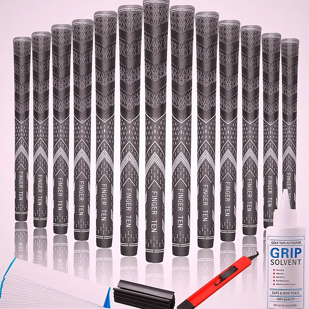 13X Golf Club Standard Grips/Medium Corded Rubber Multi-Purpose Composite Grips