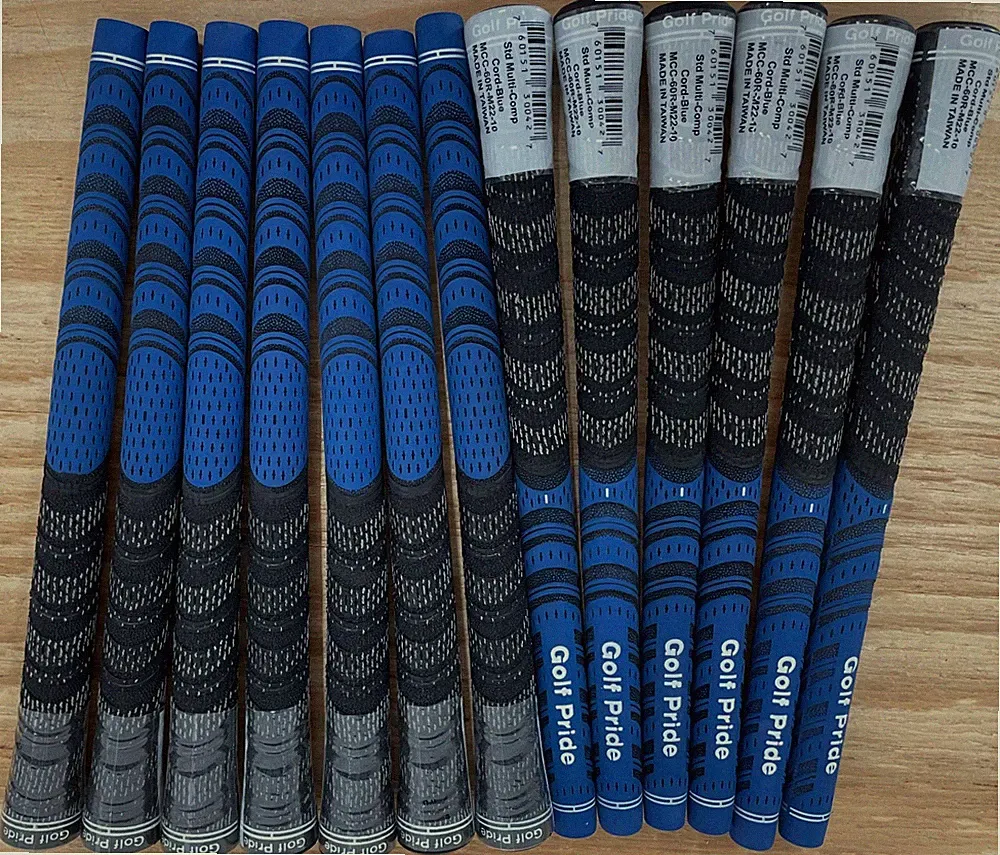 13x Golf Pride New Decade Multicompound MCC STANDARD Golf Club Grips Blue/Black