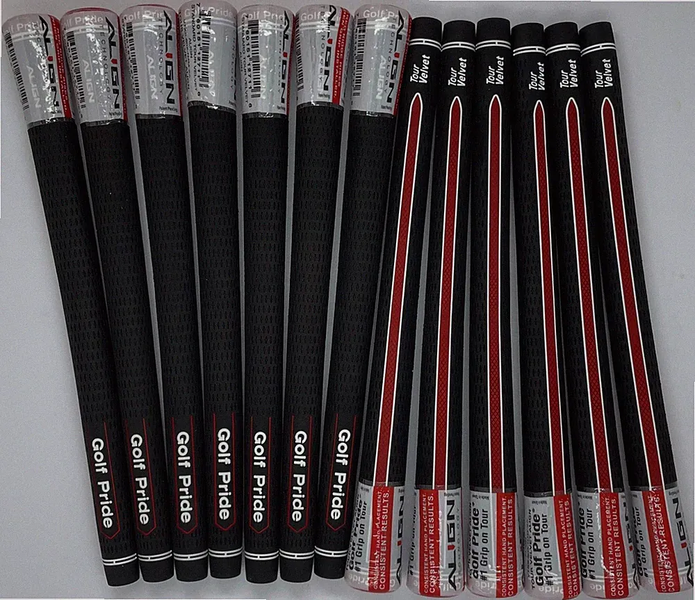 13x pcs Golf Pride Tour Velvet ALIGN STANDARD Golf Club Grips Rubber Full Set