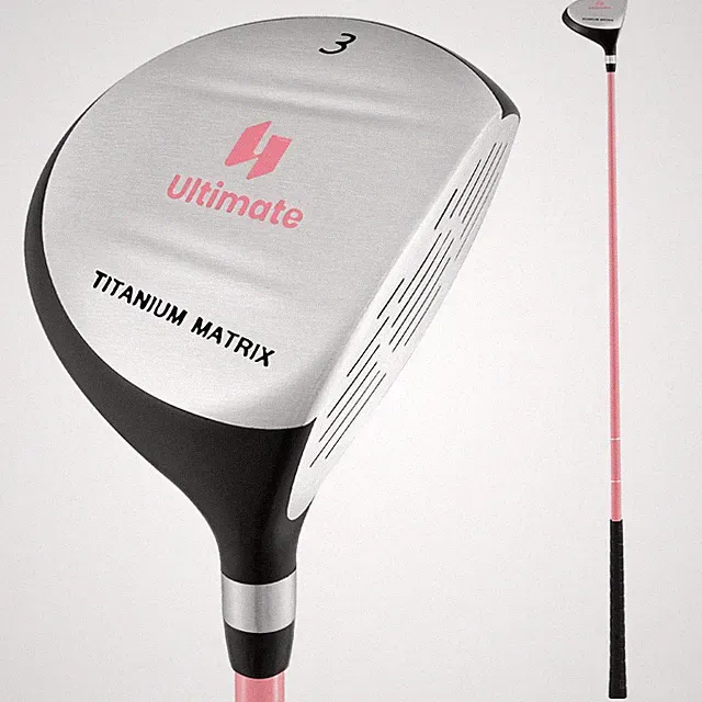 165CC Junior #3 Fairway Wood for Kids, Individual Gold Club for Boys and Girl...