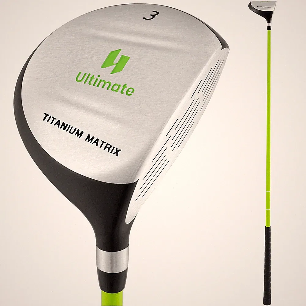 165CC Junior #3 Fairway Wood for Kids w/ Fiberglass Shaft and Headcover
