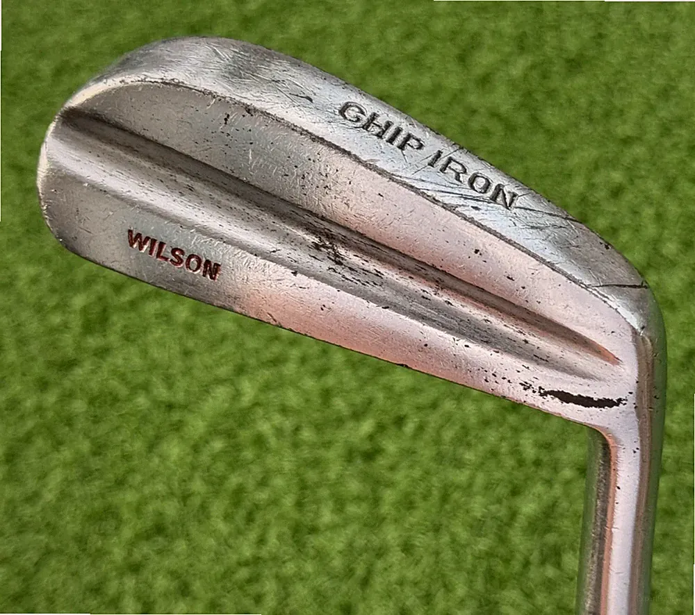 1941 Wilson Chip Iron (Chipper) Dot Face Right Handed Golf Club Vintage Classic