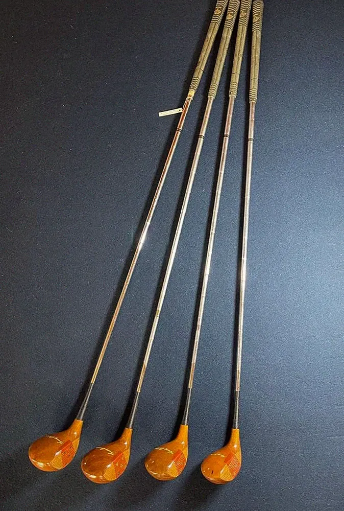 1947 MacGregor Tommy Armour Model 65 Persimmon Woods 1-4 Full Set Rare