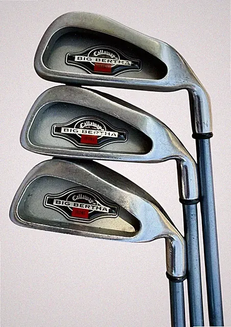 1990s Callaway Big Bertha Iron Set 3,4, & 5 Irons Right Hand Precision