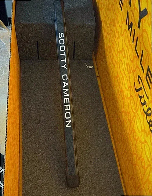 2 DAY SHIP 📦 NEW Scotty Cameron Black Long Design Grip - 17-inch Putter Grip