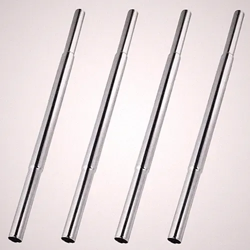 2 or 4 Pieces Golf Club Shaft Extensions, 0.58 Inch Steel Silver 0.58pcs 4pcs