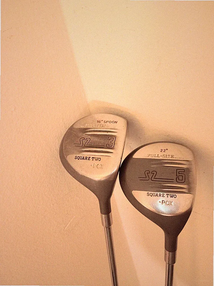🏌️ (2) RH S Flex Square Two PCX 16° 3-wood & 22° 5-wood Fairway Wood Golf Clubs