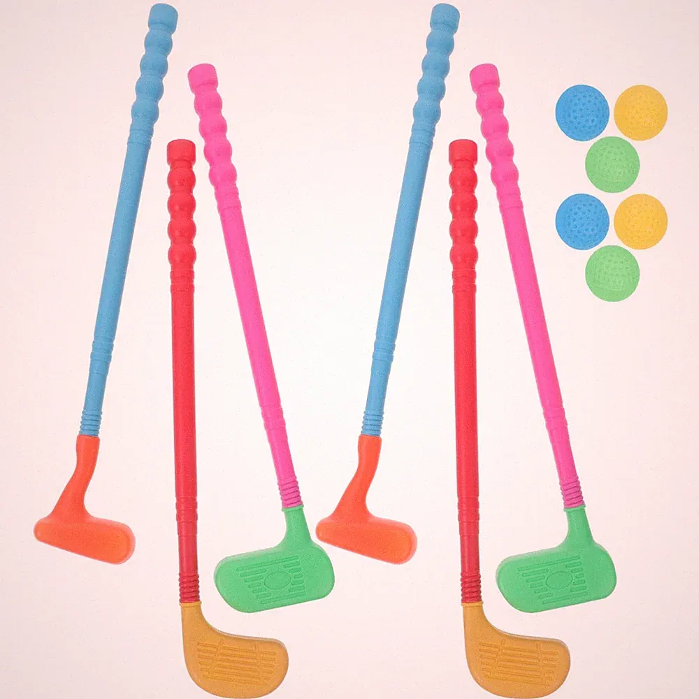 Children Golfs Kit Plastic Club and Ball Set