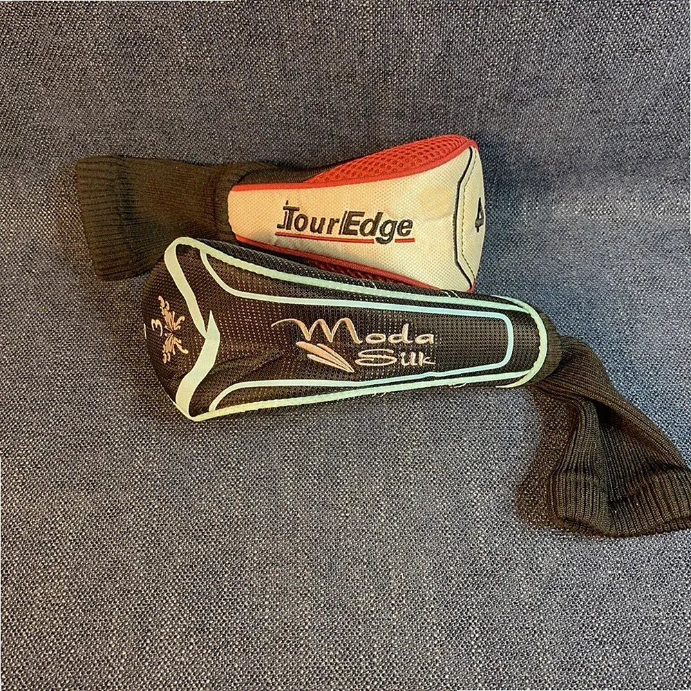 2 Tour Edge Golf Club Head Covers Moda Silk 3 And Reaction 4