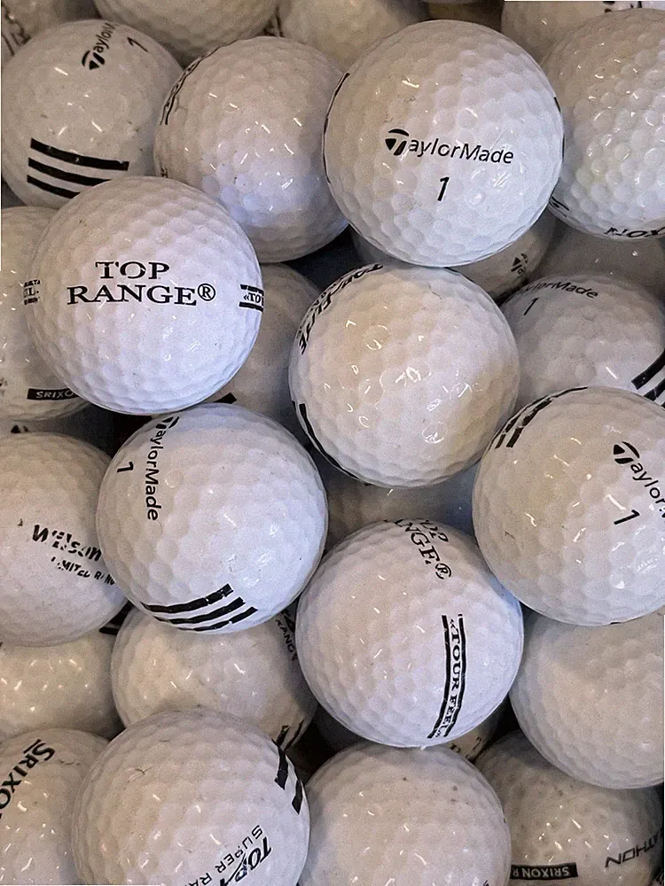 200 USED RANGE BALLS D GRADE HIT AWAY GOLF BALLS - SUPREME VALUE + FREE SHIPPING