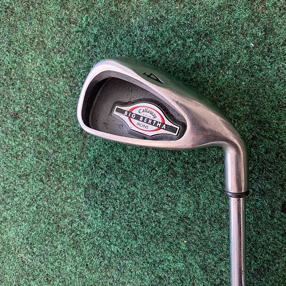 2002 Callaway Big Bertha Single 4 Iron Steel Big Bertha Uniflex Nice Lamkin RH