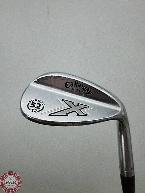 2008 CALLAWAY X FORGED WHITE CHROME WEDGE 52*/12 STIFF CALLAWAY X FORGED 35" GOO