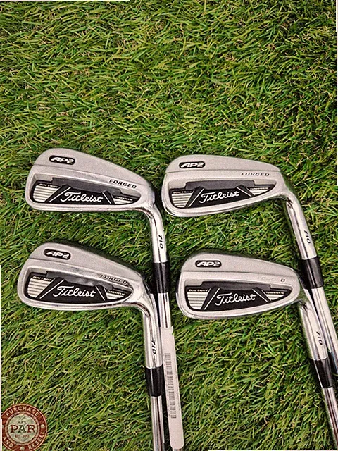 2009 TITLEIST 710 AP2 IRON SET 7-PW STIFF TT DYNAGOLD S300 GOOD