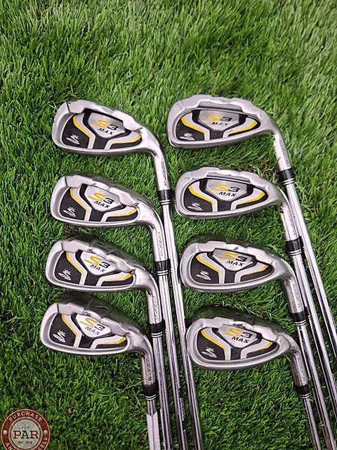 2011 COBRA S3 MAX COMBO IRON SET 4-GW REG STOCK STEEL VERYGOOD