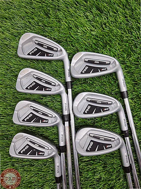 2012 PING I20 IRON SET 4-PW REG PROJECTX RIFLE PRECISION FLIGHTED 5.5 (WHITE DOT