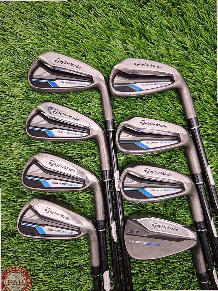 2013 TAYLORMADE SPEEDBLADE HL IRON SET 4-GW UNIFLEX STOCK GRAPHITE 65G VERYGOOD