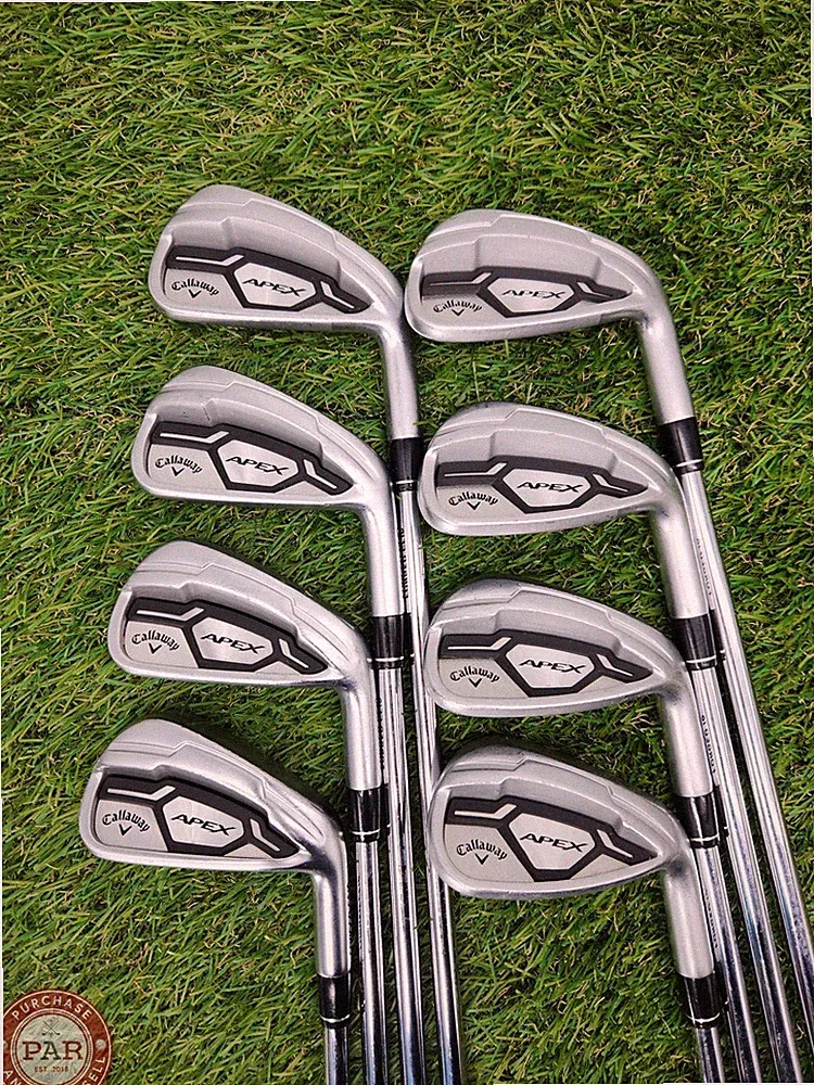 2016 CALLAWAY APEX CF16 IRON SET 4-GW REG PROJECTX LZ 115G 5.5 VERYGOOD