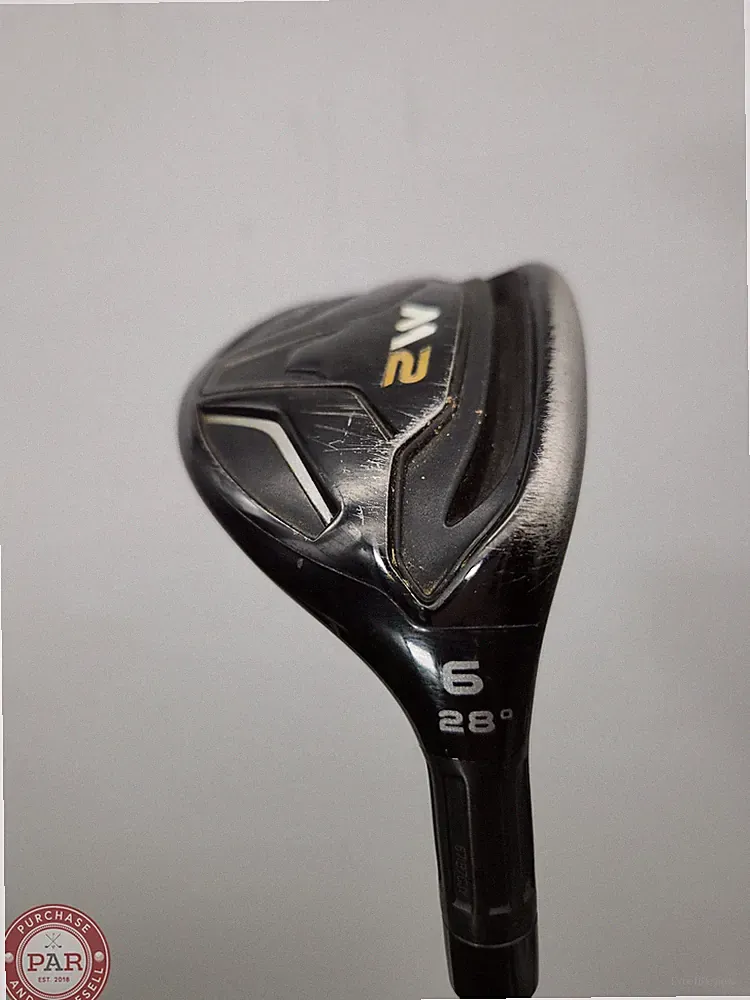2016 TAYLORMADE M2 6 HYBRID 28* STIFF TM REAX 75 +HC GOOD
