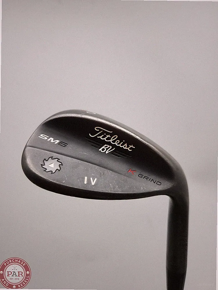 2016 TITLEIST VOKEY SM6 JET BLACK WEDGE 60*/12 STIFF TT DYNAGOLD S300 35" GOOD