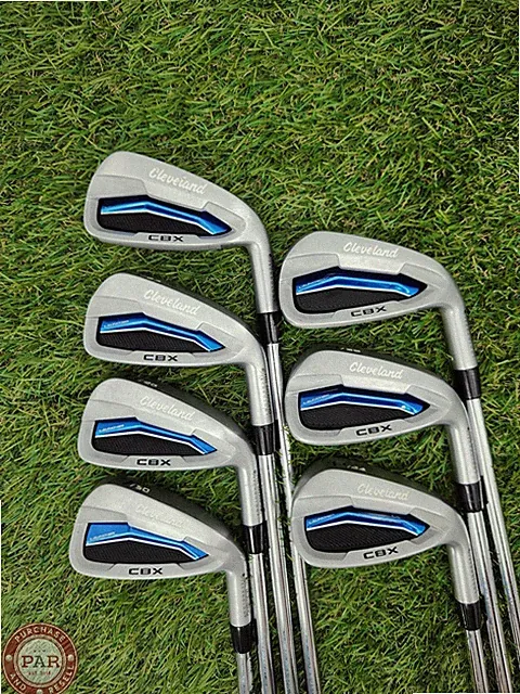 2017 CLEVELAND LAUNCHER CBX IRON SET 4-PW STIFF TT DYNAGOLD DST 98 S300 VERYGOOD