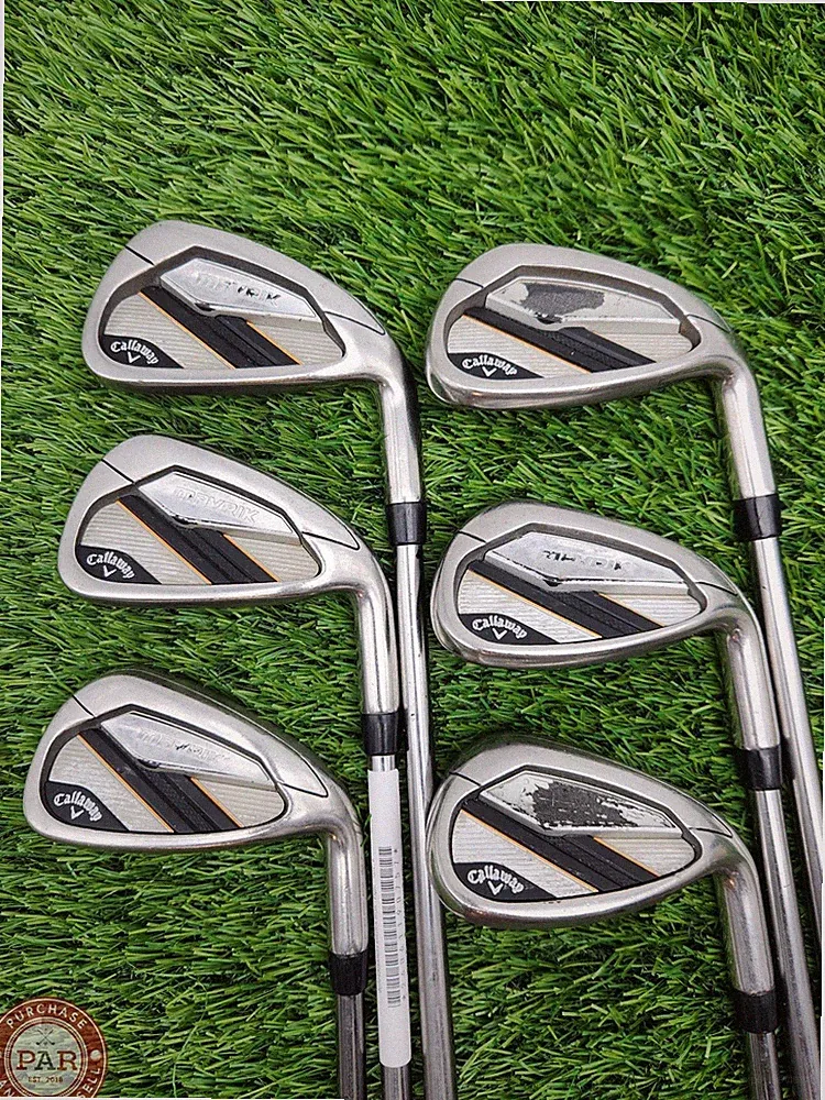 2020 CALLAWAY MAVRIK IRON SET 6-GW STIFF PROJECTX CATALYST 80 GOOD