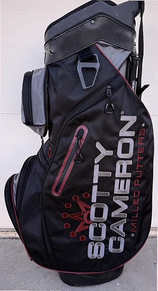 2020 Scotty Cameron Las Vegas Release Explorer Black/Gray Circle T Cart Golf Bag
