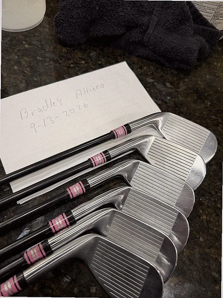 2021 Titleist T100s 5-pw Irons AMT Black S300 Black Onyx Stiff Shafts