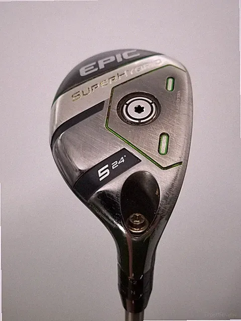 2022 CALLAWAY EPIC SUPER HYBRID 5 HYBRID 24* SENIOR STEELFIBER FC65 +HC GOOD