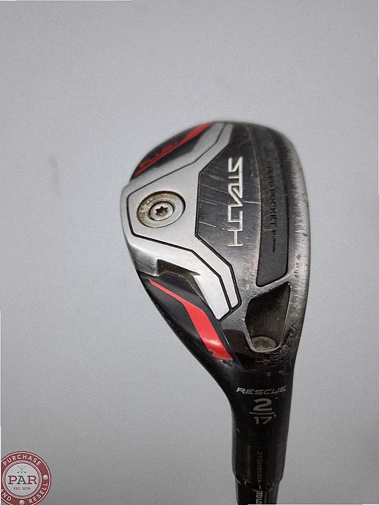2022 TAYLORMADE STEALTH PLUS 2 HYBRID 17* STIFF PROJX HZRDUS RDX SMOKE RED GOOD