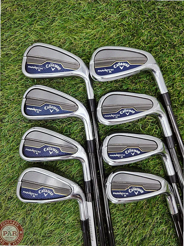 2023 CALLAWAY PARADYM X IRON SET 5-GW STIFF KBS $ TAPER 120 DEMO